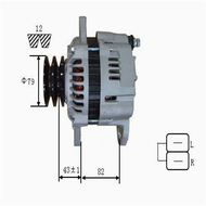 Kobelco เครื่องกำเนิดไฟฟ้ากระแสสลับ SK200-6E 4D34 12 V อะไหล่รถขุด KATO เครื่องกำเนิดไฟฟ้ากระแสสลับ2