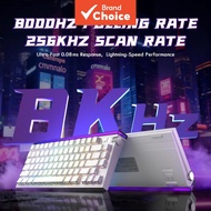 ATTACK SHARK R85HE Wired Gaming Keyboard, Magnetic Switch, 8KHz Polling, 0.005mm RT Precision, 5-Lay