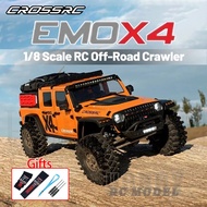 CROSSRC 2025 EMO X4 Big Leopard 4WD RTR 1/8 RC Electric Remote Control Model Car Crawler Road Rescue