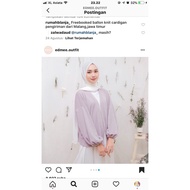 Edmee outfit balloon cardigan