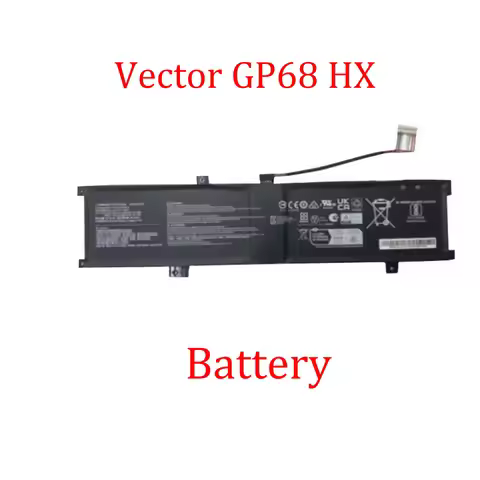 Laptop Battery For MSI Vector GP68 HX 12V 12VH 12VI 13V 13VF 13VG 13VH GP68HX MS-15M1 MS-15M2 5675mA