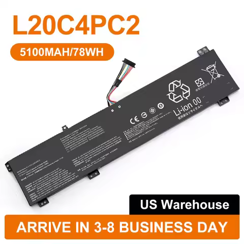 L20C4PC1 L20M4PC1 Laptop Battery For Lenovo Legion 5 15ACH6 15ITH6H Pro-16ACH6H Legion 7 16ITHG6 16A