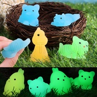 [Featured]Luminous Squishy Toy Cute Animal Decompression Toys Glow in The Dark Kawaii Mochi Stress Relief Toys Kids Funny Soft Sticky Squeeze Toys Children Party Favors