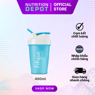 Bình lắc Shaker Fitique Nutrition 400ml phù hợp Gymer hòa tan dễ dàng - Nutrition Depot Vietnam