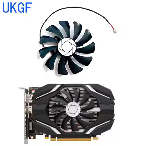 85mm HA9010H12F-Z DC 12V 0.57A 2Pin GTX1050 Ti Cooler Fan For MSI Geforce GTX 1050Ti 4G OC GTX 1050 
