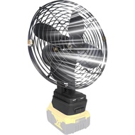 Battery Operated Fan Compatible For Dewalt 20V Battery.Camping Fan Cordless.With USB Port .Furnish A