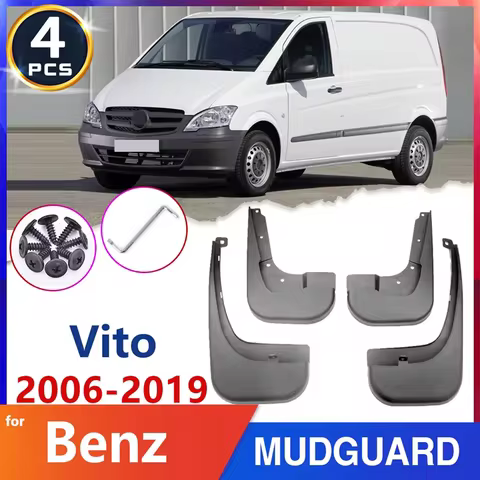 Car Mud Flap Guard for Mercedes Benz Vito Viano V Class 2006~2019 W639 639 W447 447 Tire Fender Mudf