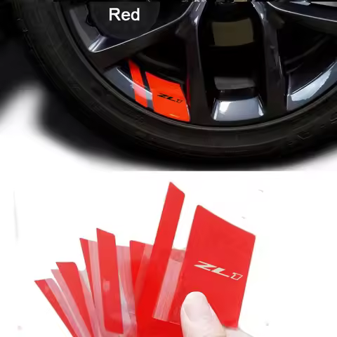 6Pcs ZL1 Car Wheel Sticker For Chevrolet Camaro Colorado Z71 Trax Lacetti Captiva Auto Accessories