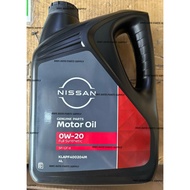 Nissan Engine Oil SP/GF-6 0W-20  Fully Synthetic 4L