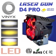MERAH [SPARCA] Laser Gun LED VINYX D4Pro Demon Devil Eye Motorcycle Car D4 - D4 Pro Red