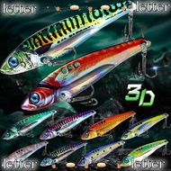 LETTER 1Pcs  Fishing Lure, 5g 15g Jigging Hard Squid Bait, Universal Sinking Lifelike Wobblers Artif