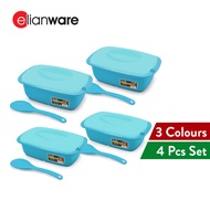 Elianware 1/4PCS Raya Buffet Tray Set Bekas Makanan Kuih Raya Serving with Senduk