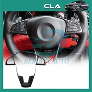 Mercedes Benz CLA C117 CLA180 CLA200 CLA250 Car Steering Wheel Switch Panel Cover Sticker Trim Berja