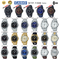 ของแท้100% คาสิโอ นาฬิกาข้อมือ Casio Standard รุ่น MTP-VD01D,MTP-VD01L,MTP-VD01SG,MTP-VD01G MTP-VD01D-1E MTP-VD01D-2B MTP-VD01D-7B MTP-VD01G-1B MTP-VD01G-9 MTP-VD01SG-1B MTP-VD01SG-9 MTP-VD01L-7 MTP-VD01L-1 MTP-VD01GL-1 ปร