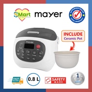 Mayer 0.8 L Rice Cooker with Ceramic Pot [MMRC20]