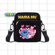 Lilo And Stitch Mini Children's Sling Bag, Latest Unisex Lilo Stitch Children's Waistbag Sling Bag, 