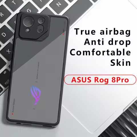 For ASUS ROG Phone 8 Pro Case Acrylic Transparent Frosted Armor Back Cover For Rog phone 8 Shockproo