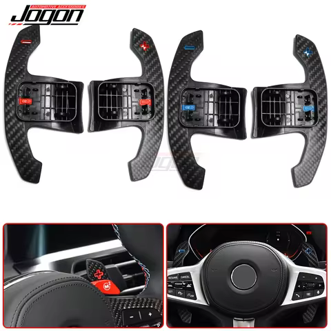 JOGON Carbon Steering Wheel Trim For BMW 1 2 3 4 5 6 7 8 Series F40 M135i F44 G42 G20 G22 G30 Steeri