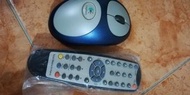 Logitech mouse, remote