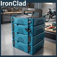 IronClad PRO-STACK Modular Tool Box Storage System Heavy Duty | Kotak Alatan Bertingkat