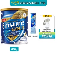 [VALUE] Abbott Ensure Gold Vanilla 800g ONLY or FOC Recycle Bag or FOC 1 Sachet