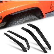 Top 1High quality 2007-2018 Jeep Wrangler JK JKU Compatible Front & Rear Fender Flares Off-Road Whee