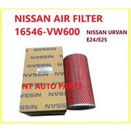 ENGINE AIR FILTER NISSAN URVAN E24/E25 (16546-VW600)