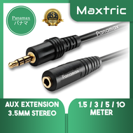 Panamax 1.5/3/5/10 METER Certified Stereo Aux Audio Extension Cable ( 3.5MM Male to 3.5MM Female ) =