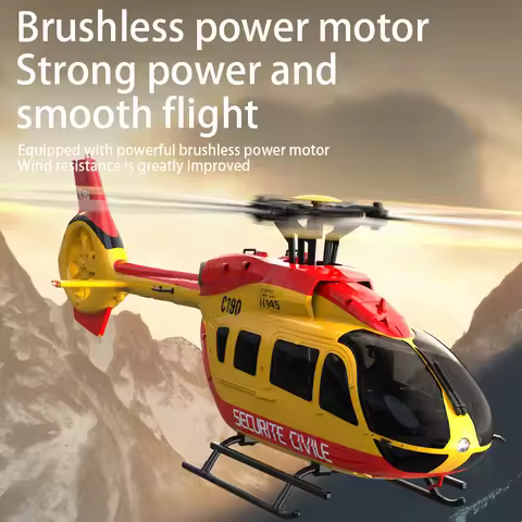 C190 H145 Rc Helicopter 6CH Single-Propeller Flybarless Helicopters 2.4G Brushless Motors 3D Six-Axi