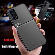 For Oppo Reno 5 Reno 6 6Z 5G Reno 2 2F 10x zoom Luxury Magnetic Leather Case TPU Scratch Resistant Shock-Absorption Protection Phone Cover shell