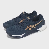 Asics 網球鞋 GEL-Resolution 9 男鞋 女鞋 藍 金 榮耀系列 抓地 緩衝 運動鞋 亞瑟士 1041A468960