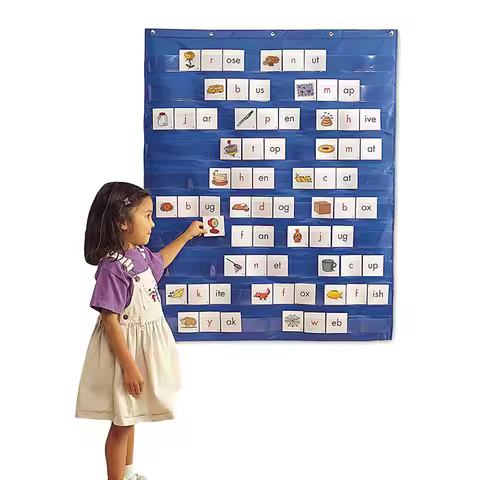 Learning Resources Standard Pocket Chart Education For Home Scheduling Classroom Learning Tool Wall 