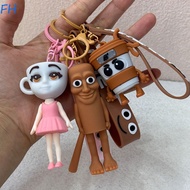 FENGHA Italian Brainrot Keychain, Abstract Design Hanging Brainrot Animals Keychains, Funny Shimpanz