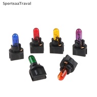 S&T 10PCS T5.5 Led Bulb W1.2WCar Interior Lights Dashboard Heating Indicator Wedge Auto Instrument L