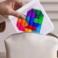 [guupcw] Travel Puzzle Game for Ages 8 and up Geometric Logic Game Brain Challenge Game