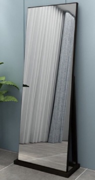 70x30x180cm BLACK HITAM Standing recangle rectangular Mirror Wall Hanging Versatile cermin berdiri W