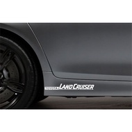 2Pcs/Pair 2x Side Skirt Stickers fits Toyota Land Cruiser Sticker Bodywork Car Decal VK104