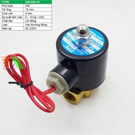 Van điện từ 2W-040-10 3/8" Φ16 mm Van điện từ lõi đồng AC 220V Solenoid valve