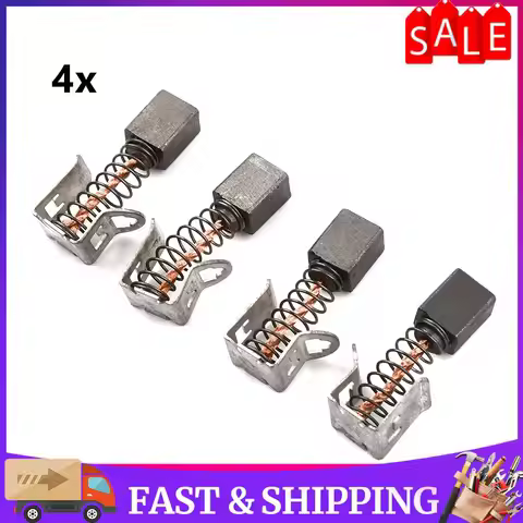 4Pcs 6x7.5x9mm Carbon Brush For Bosch GSR GSB 12V 14.4V 18V 24V 36V V-LI VE-2 2607034904 Cordless Im