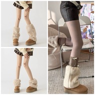 Feelme KK-614 Leg Warmer Faux Fur Y2K Style Sweet for autumn and winter paired with soft Fur boots