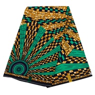 African Ethnic Batik Printed Fabric Cotton Ankara Fabric Ready Stock Supply Wholesale