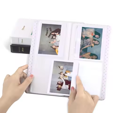 Photo Film Album Storage Book 64 Pockets For 600 Film For Fujifilm Instax Wide 300 210 400 Link Prin