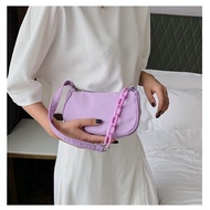 Trendy Branded Fashion Design Women Single Shoulder Portable Bag baguette Nylon Handbags/Beg Prempua