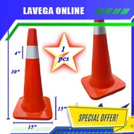 1 pcs 30" Safety Traffic Cone Safety Cone PVC Traffic Safety Cone Carpark Cone Road Block With Refle