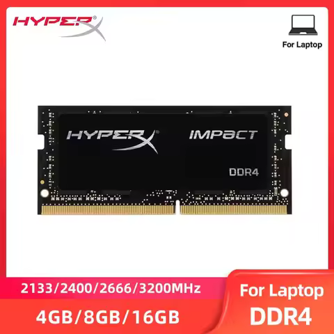 HyperX Laptop Memoria RAM DDR4 4GB 8GB 16GB 3200 2666 2400 2133Mhz SO-DIMM PC4-25600 260Pin 1.2V Not
