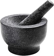 Marble Pestle And Mortar Set - Ideal for Grinding Paste, Pounding Spice And As Pill Crusher, Natural Stone