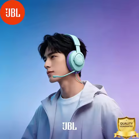 JBL Quantum 100M2 Headset Gaming Headset with Detachable Microphone for PC Wired Chicken E-sports He
