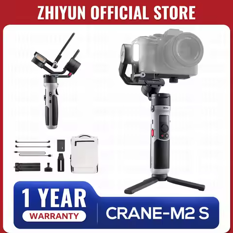 ZHIYUN Official CRANE M2S 3-Axis Mirrorless Cameras Gimbal Handheld Stabilizer for Sony Canon Action