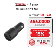 (Belkin) PPS 42W car charger | 30W USB-C + 12W USB-A Belkin