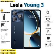 LESIA Young3 6.56" HD Display | 4GB+32GB | 5000mAh Battery | Stable Core | Dual SIM | Budget Android